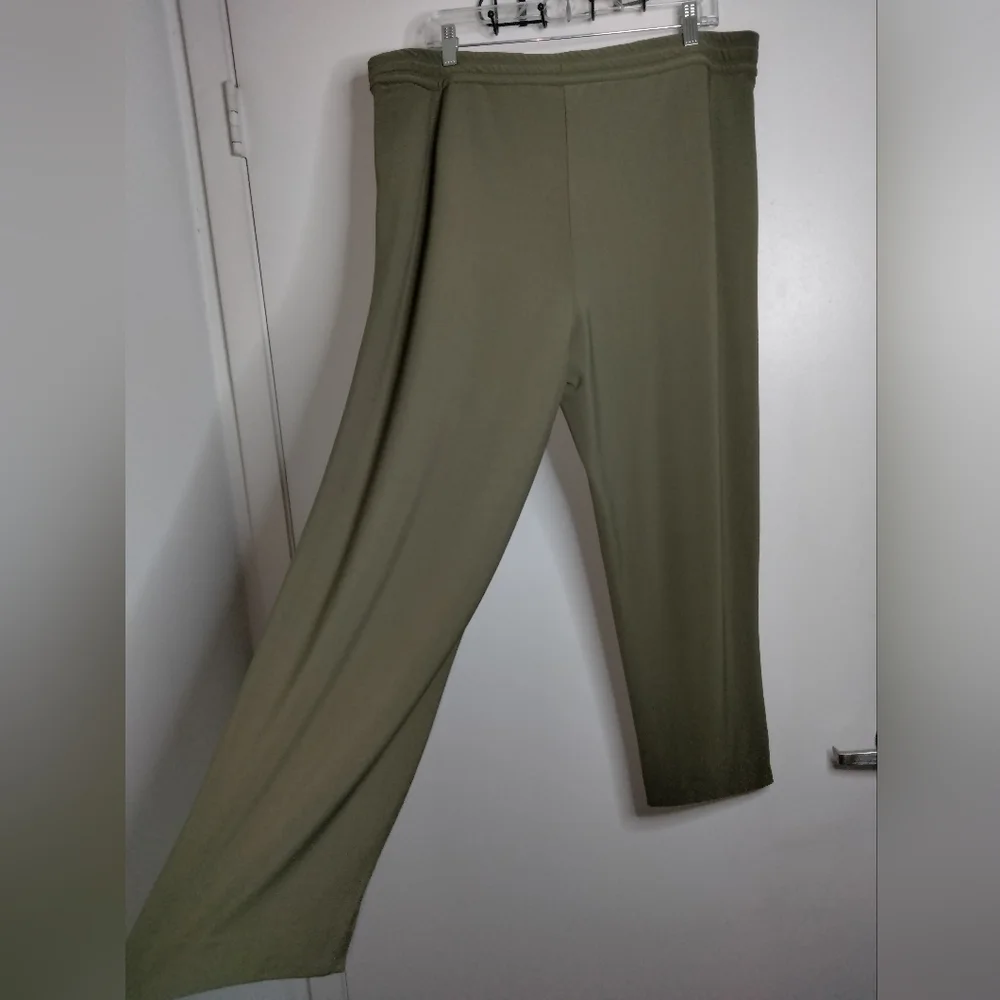 Joie (Sz XL) Olive Green Stretch Drawstring Waist Slip Pockets Pants (NEW-NWT) - Picture 8 of 10